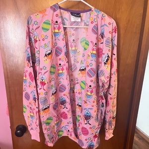 Small Easter Scrub Lab Coat